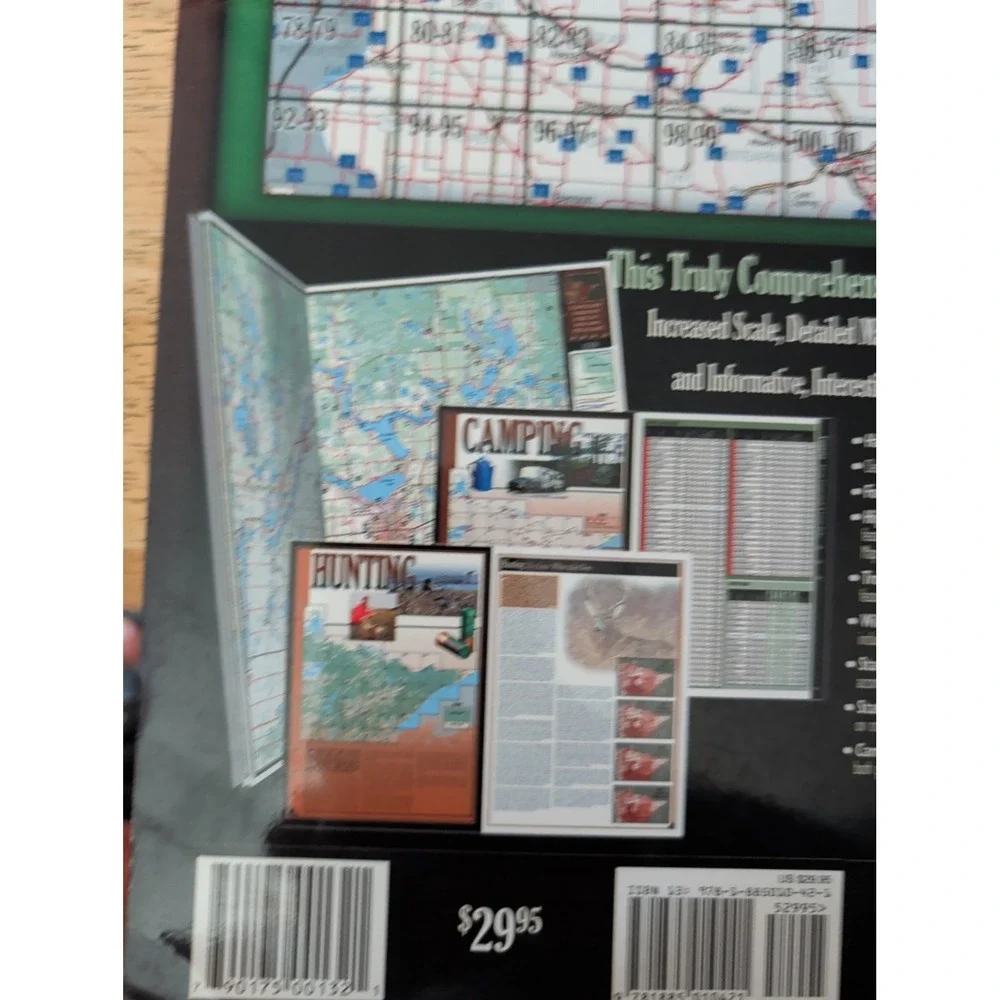 Central & Northwest Minnesota All Outdoors Atlas by Sportsman's Connection VG